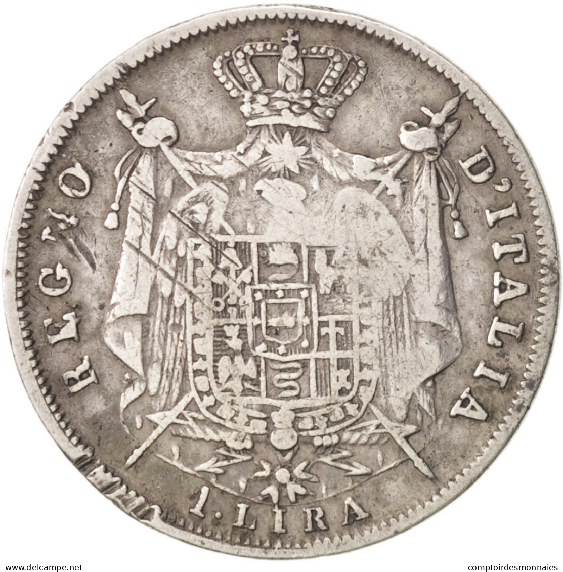 Monnaie, États Italiens, KINGDOM OF NAPOLEON, Napoleon I, Lira, 1811, Bologna - Napoléonniennes