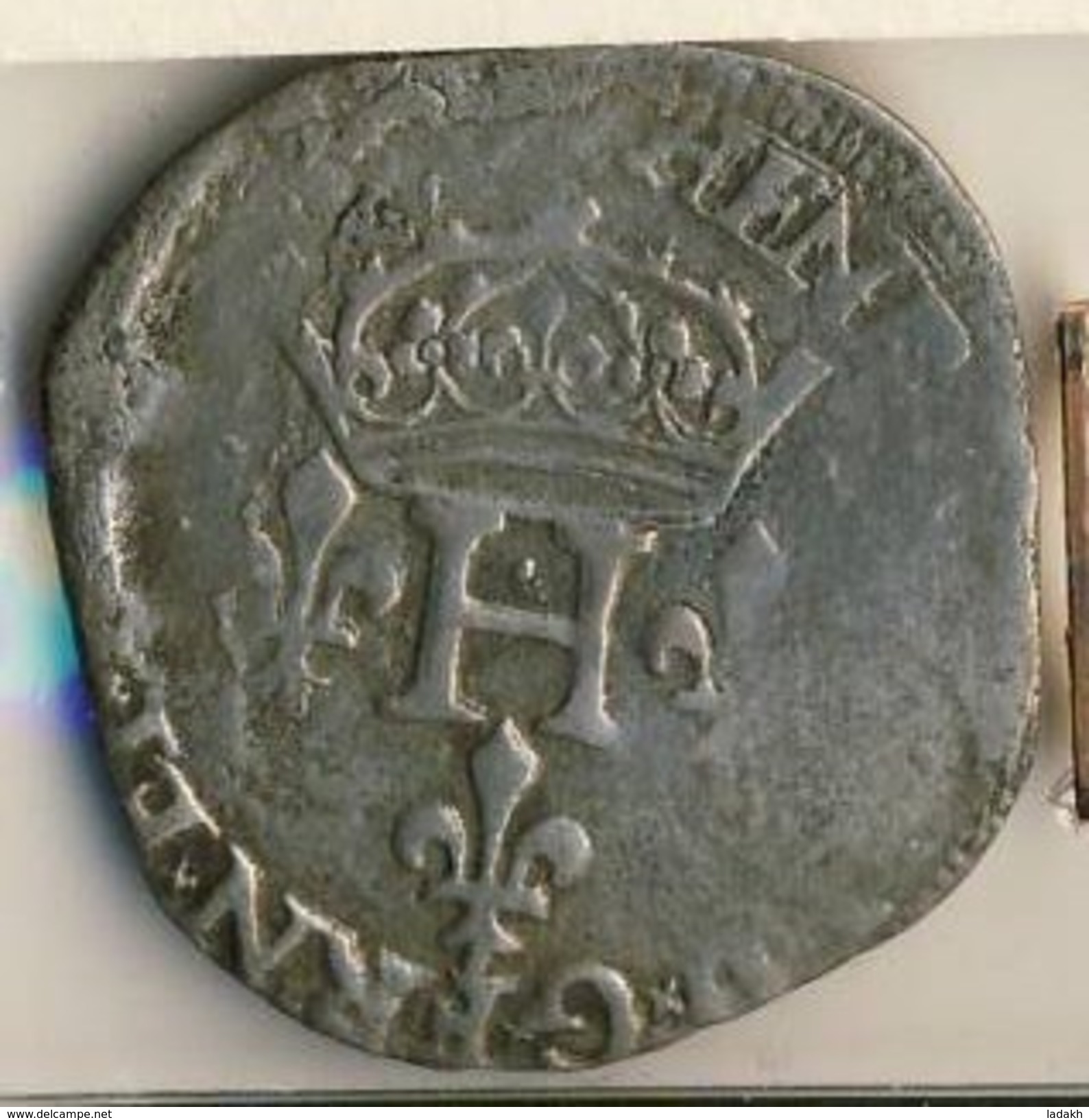 MONNAIE HENRI II # GROS DE NESLE # MONTPELLIER # - 1547-1559 Henry II