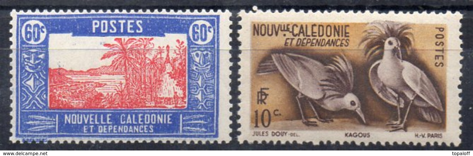 Nouvelle Calédonie N°182 Et 259 Neufs Sans Charniere - Unused Stamps