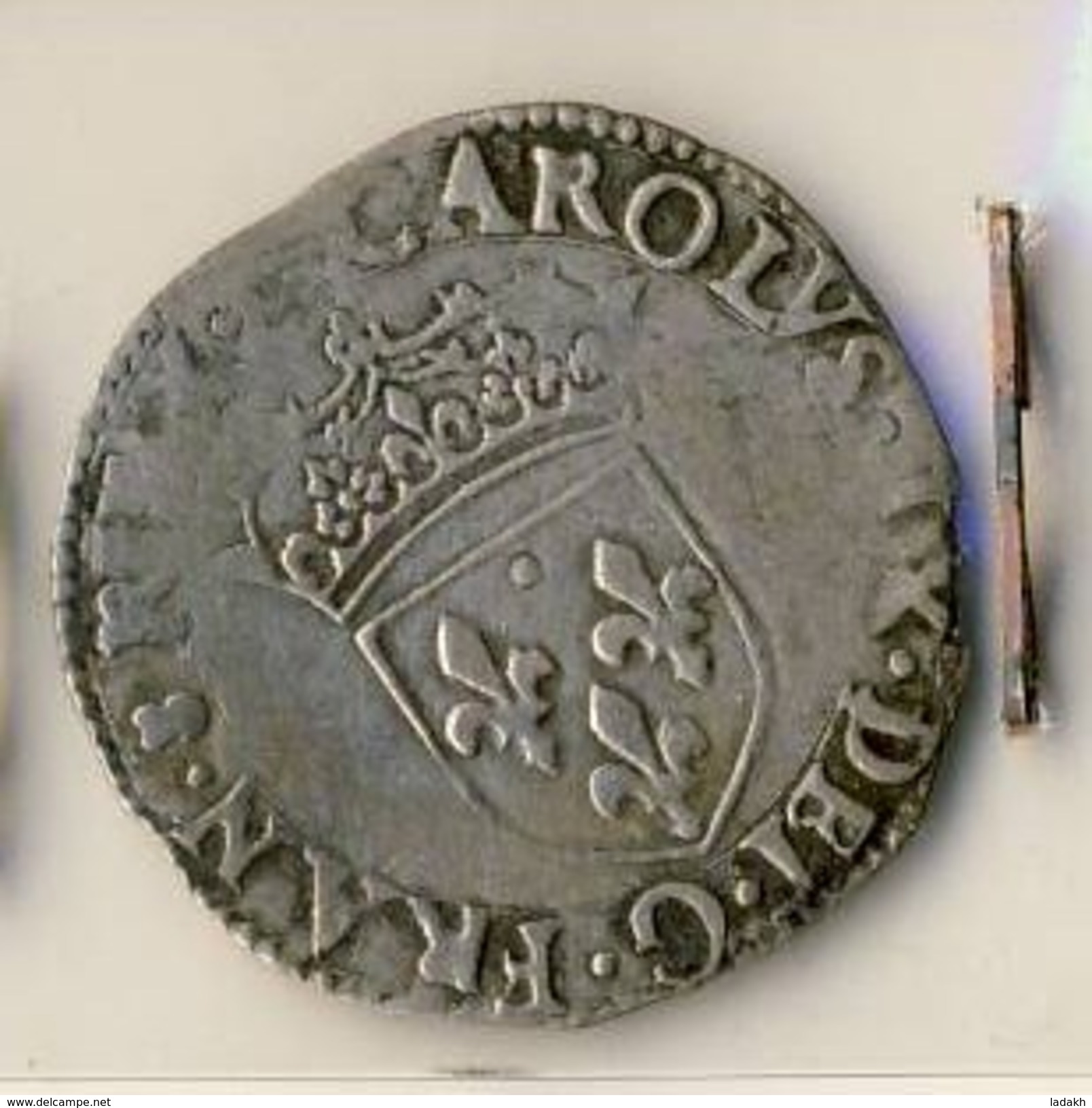 MONNAIE CHARLES IX # SOL PARISIS 1568 TOULOUSE - 1560-1574 Carlos IX