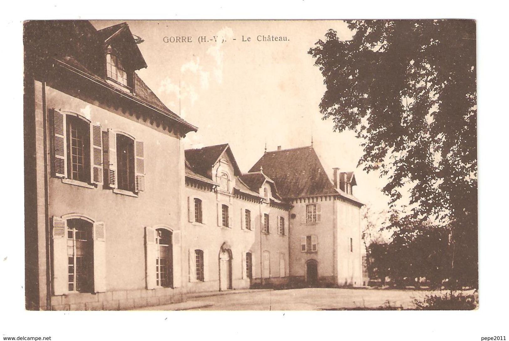 CPA 87 GORRE Le Château - Autres & Non Classés