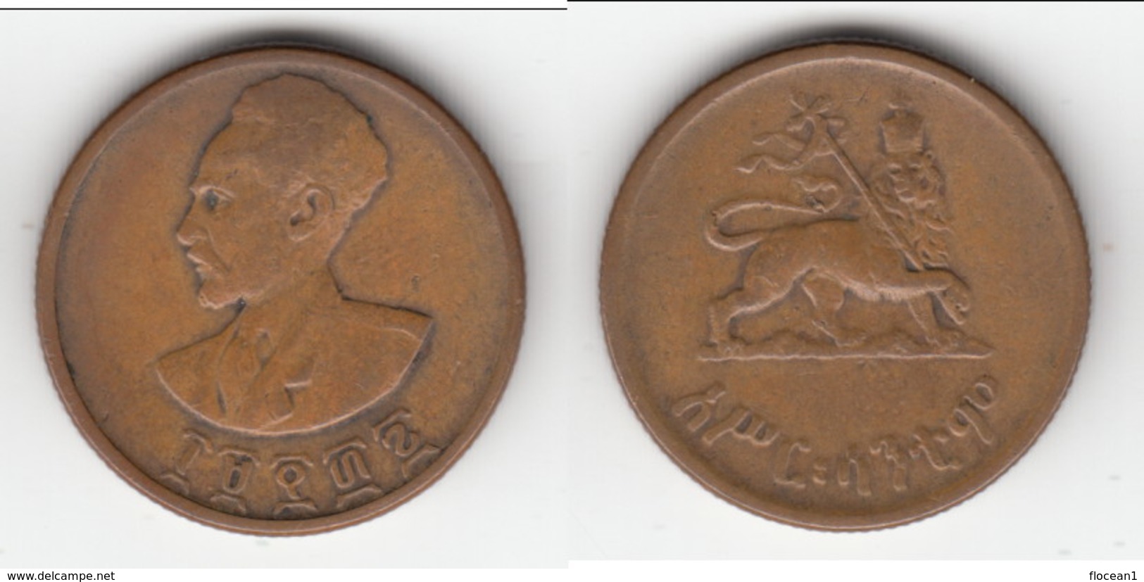 **** ETHIOPIA - ETHIOPIE - 10 CENTS EE1936 (1943-1944) HAILE SELASSIE I **** EN ACHAT IMMEDIAT !!! - Ethiopië