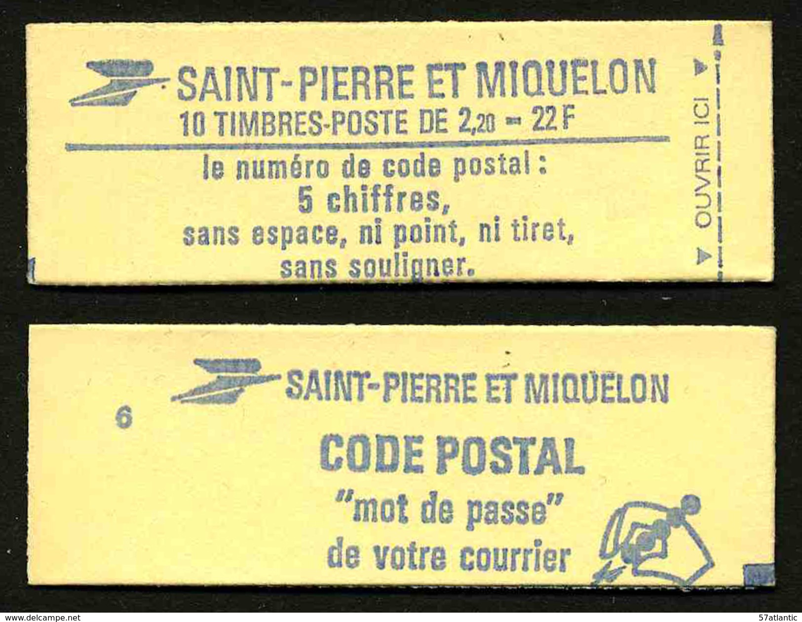 SAINT PIERRE ET MIQUELON - CARNET C 464 - FERME - Cuadernillos