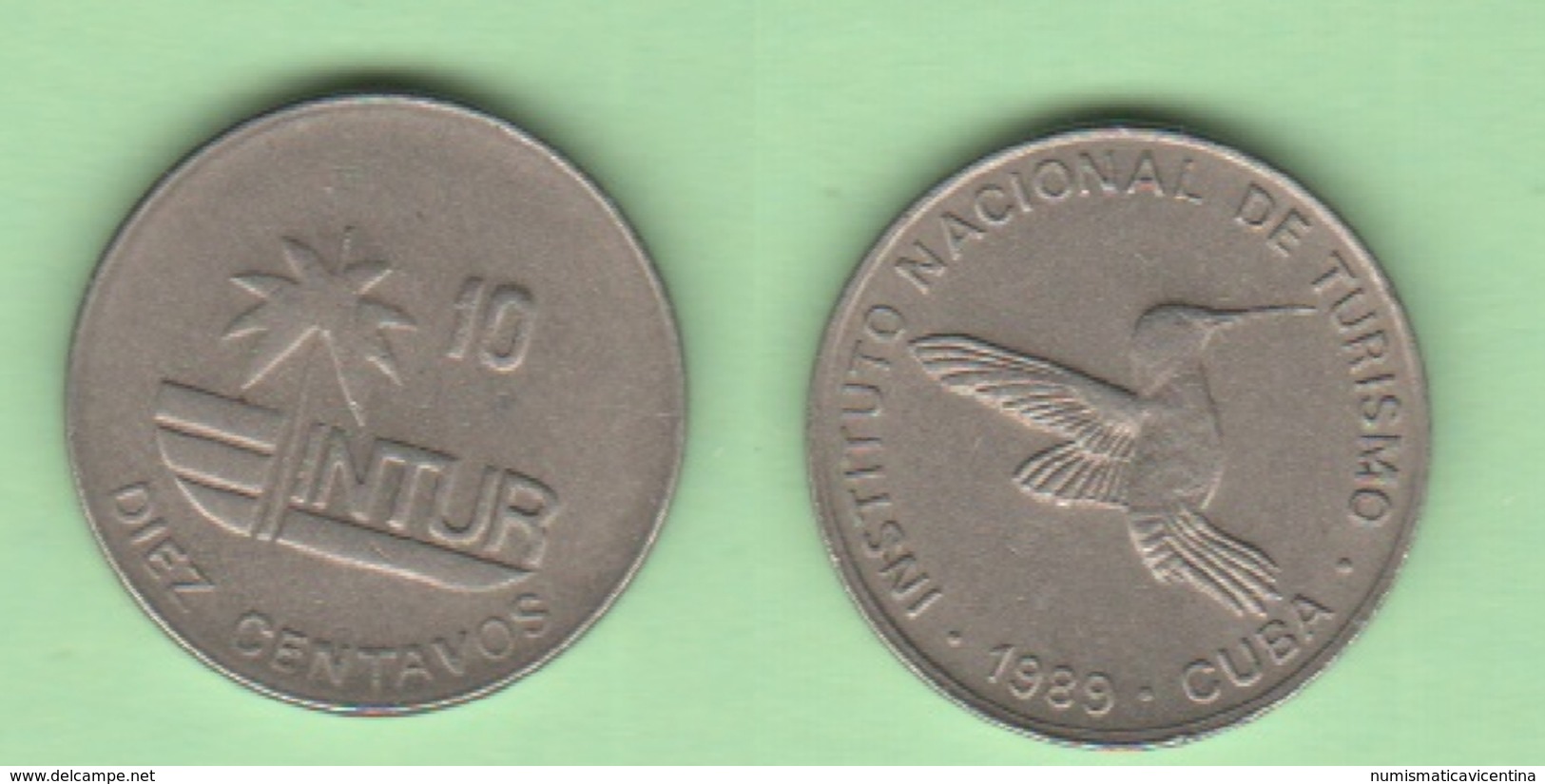 Cuba 10 Centavos 1989 Visitor Coins - Cuba