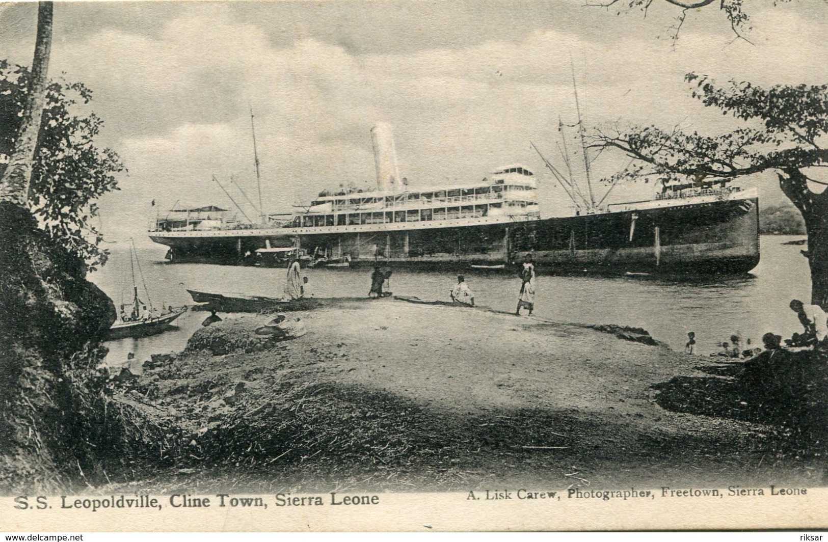 SIERRA LEONE(BATEAU PAQUEBOT LEOPOLDVILLE) - Sierra Leone