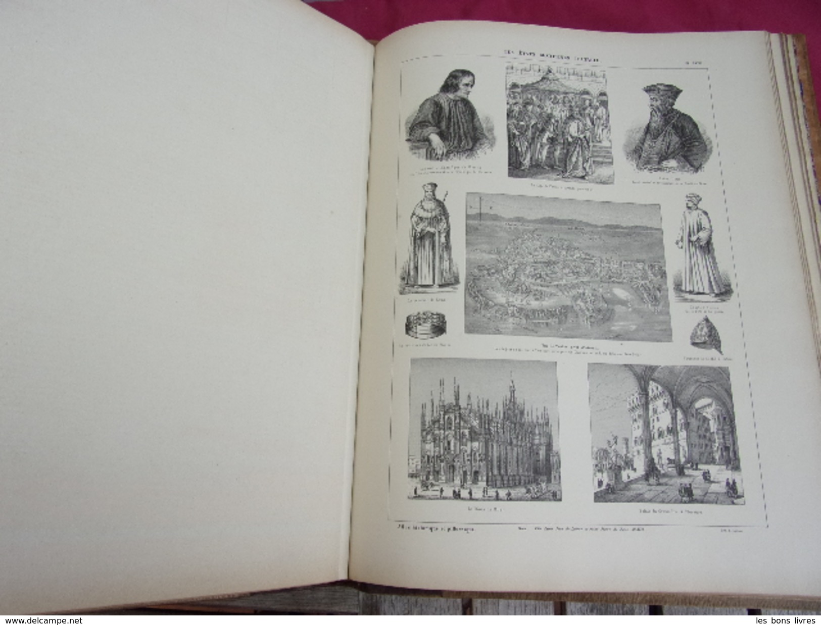 ATLAS HISTORIQUE et PITTORESQUE de J. Baquol 4 vols in folio 1889