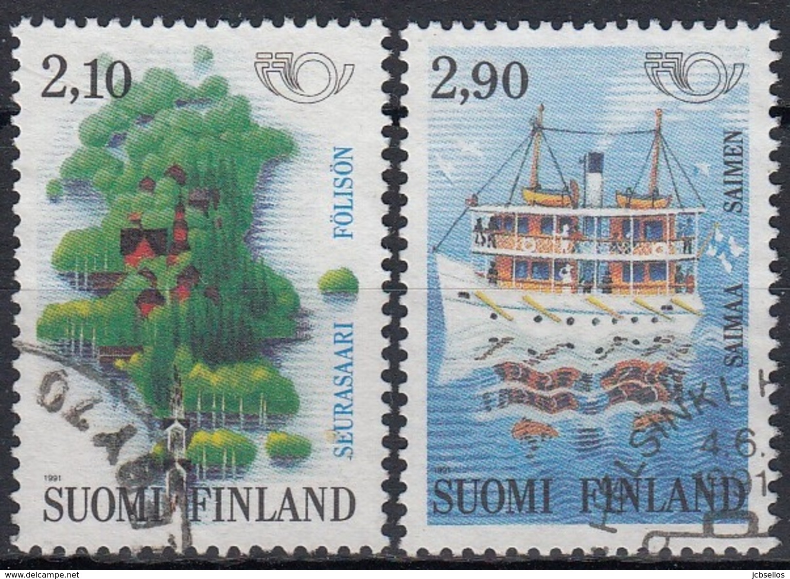 FINLANDIA 1991 Nº 1108/09 USADO - Usados