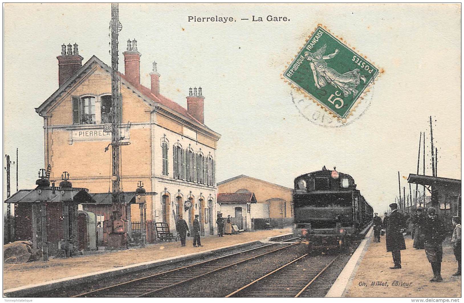 95 - VAL D'OISE / Pierrelaye - La Gare - Beau Cliché - Pierrelaye