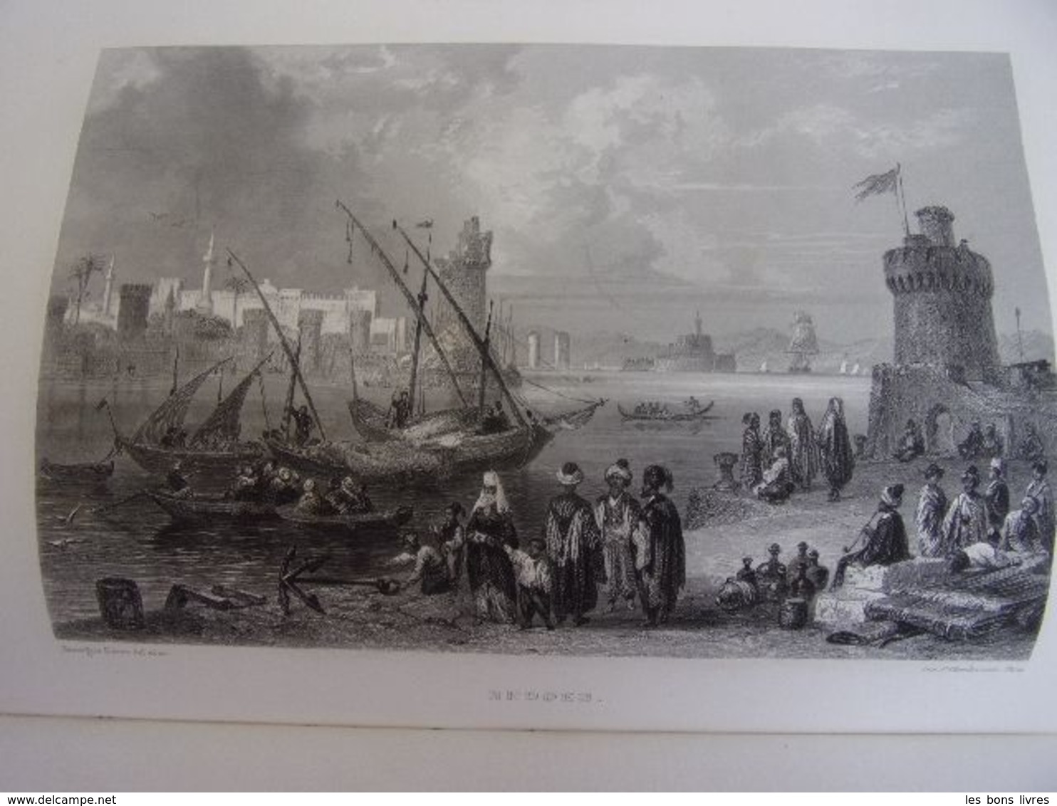 LA MÉDITERRANÉE, SES ILES ET SES BORDS Louis Enault 1863 gravures couleurs