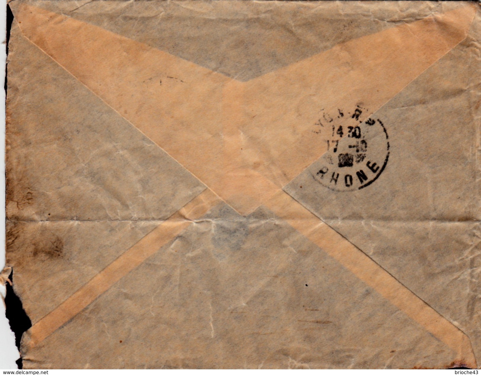 MAROC - 1921 LETTRE CASABLANCA POUR LYON RHÔNE - Cartas & Documentos