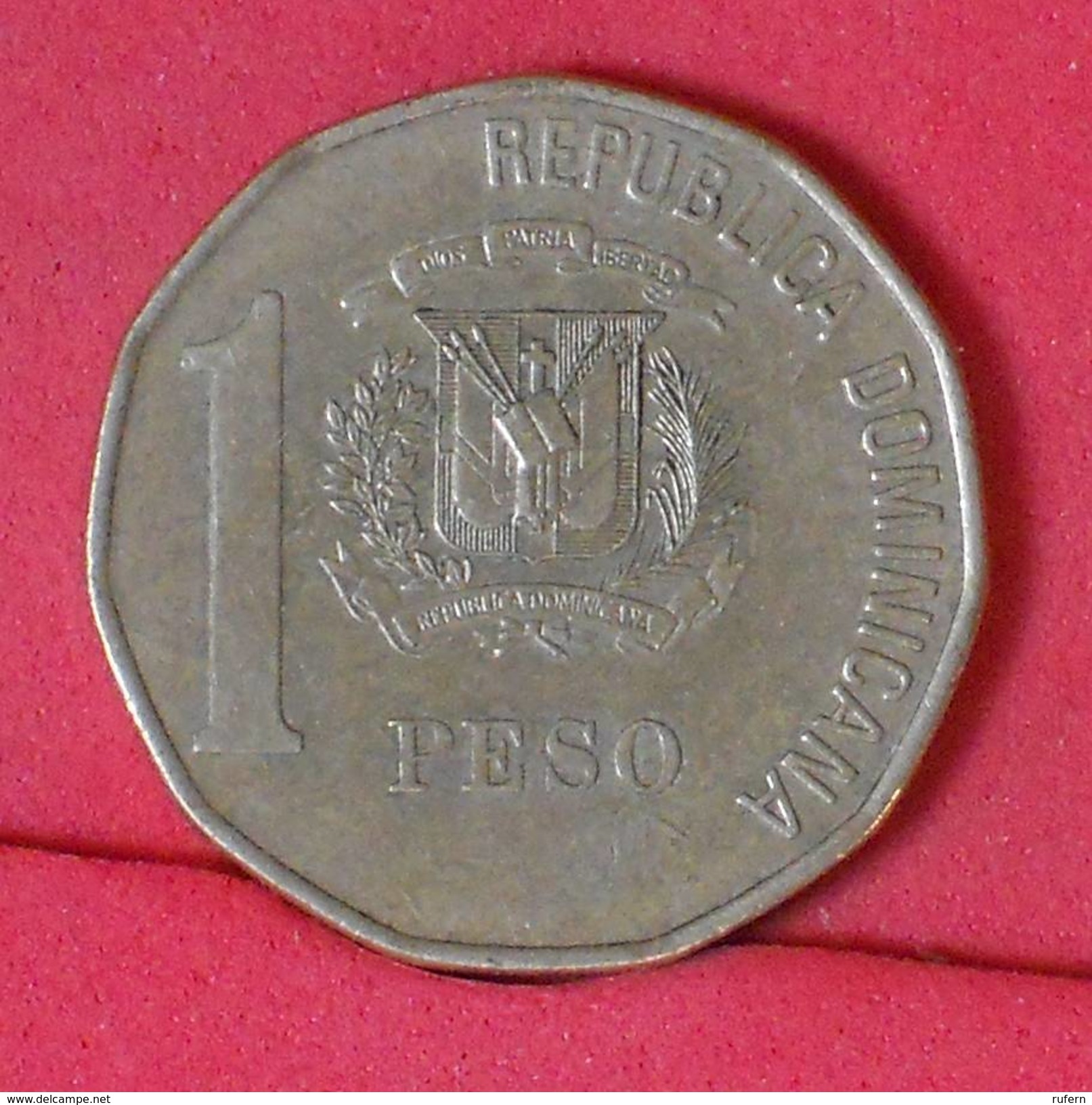 DOMINICANA 1 PESO 1997 -    KM# 80,2 - (Nº17064) - Dominikanische Rep.