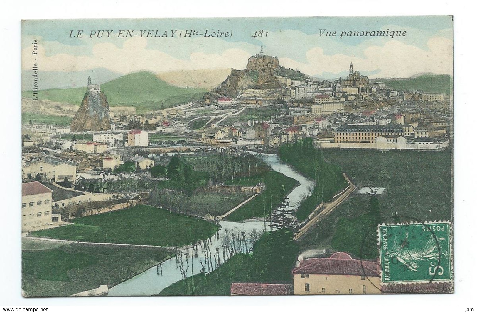 43/ HAUTE LOIRE...LE PUY En VELAY. Vue Panoramique.. Cliché Colorisé - Le Puy En Velay