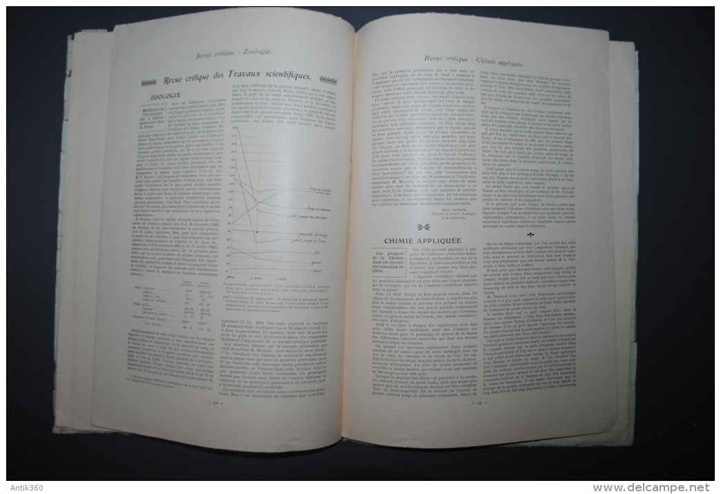 Revue Ancienne La Science Au XXème Siècle N°1 1ère Année 15 Mars 1903 - Other & Unclassified