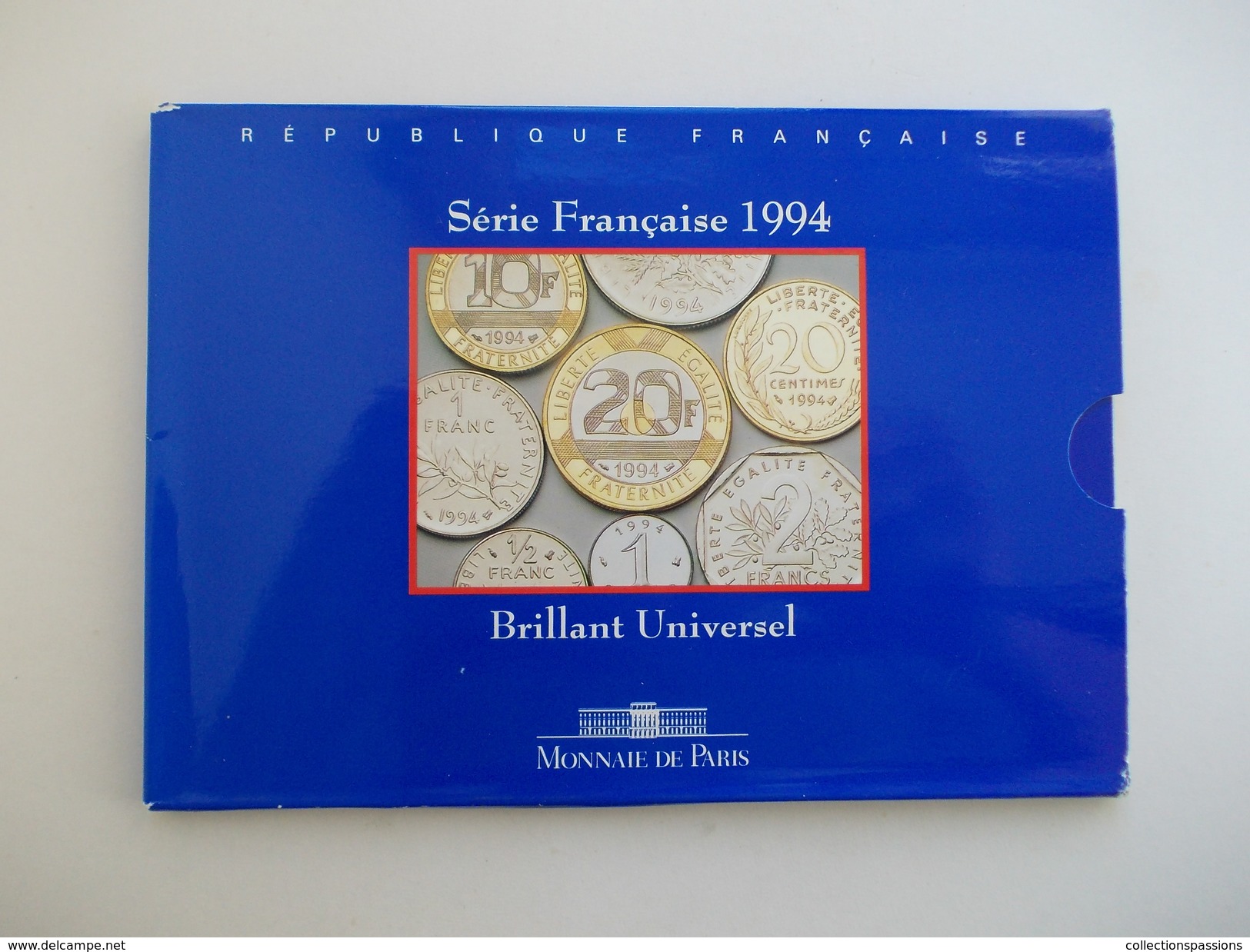 - FRANCE - Monnaie De Paris. Série BU 1994 - Coffret De 10 Monnaies - - Autres & Non Classés