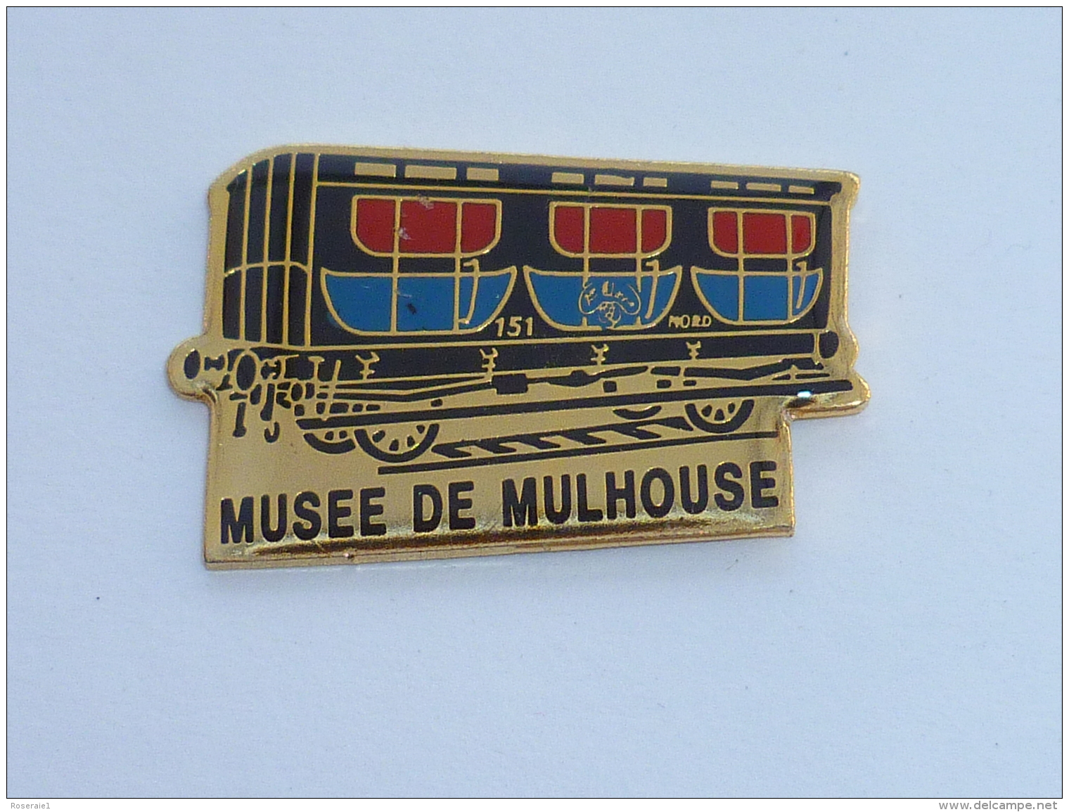 Pin's WAGON DU MUSEE DE MULHOUSE - TGV