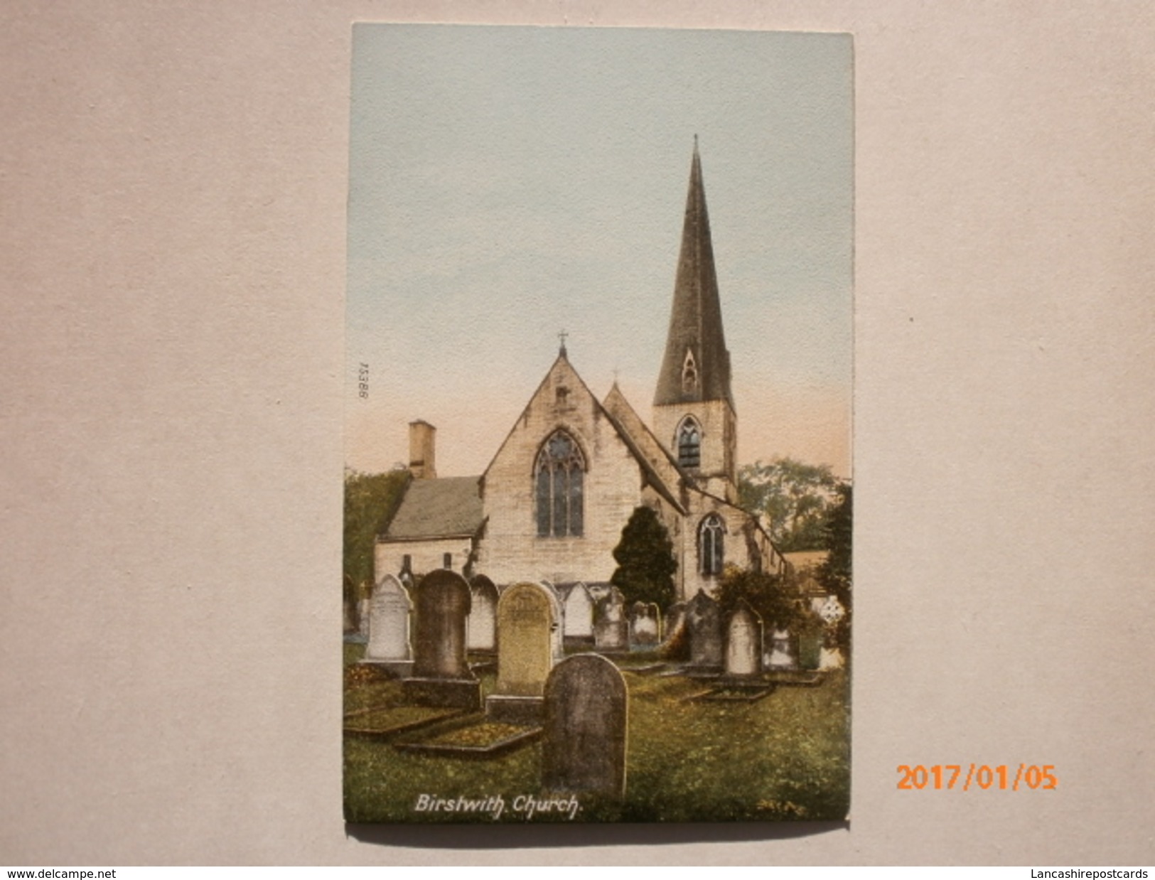 Postcard Birstwith Church Harrogate North Yorkshire Wrench Series Pre 1914 My Ref B1392 - Harrogate