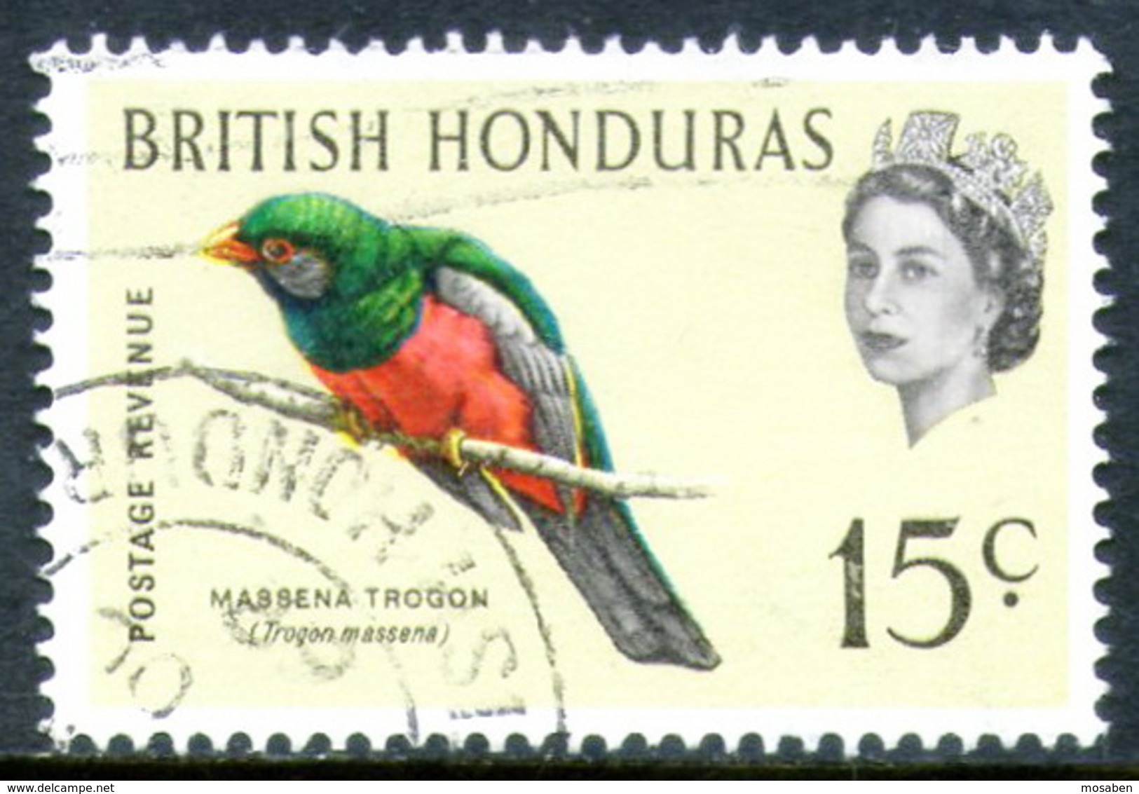 HONDURAS BRITANICA	-	Yv. 176	-			HOB-6919 - Honduras Británica (...-1970)