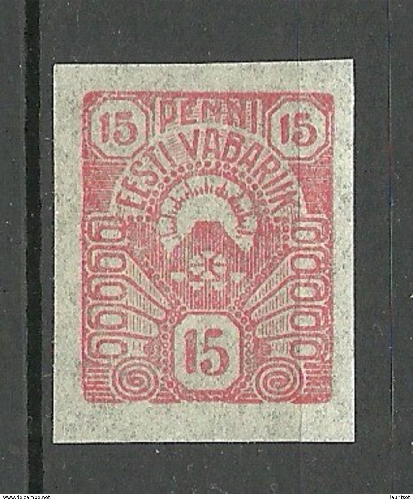 ESTONIA Estonie 1919 The Sun Michel 9 MNH - Estland