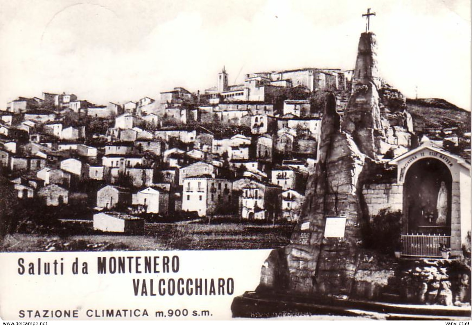 MONTENERO VALCOCCHIARA-ISERNIA-SALUTI DA..CARTOLINA VIAGGIATA IL 11-.5-1971-VERA FOTOGRAFIA - Isernia