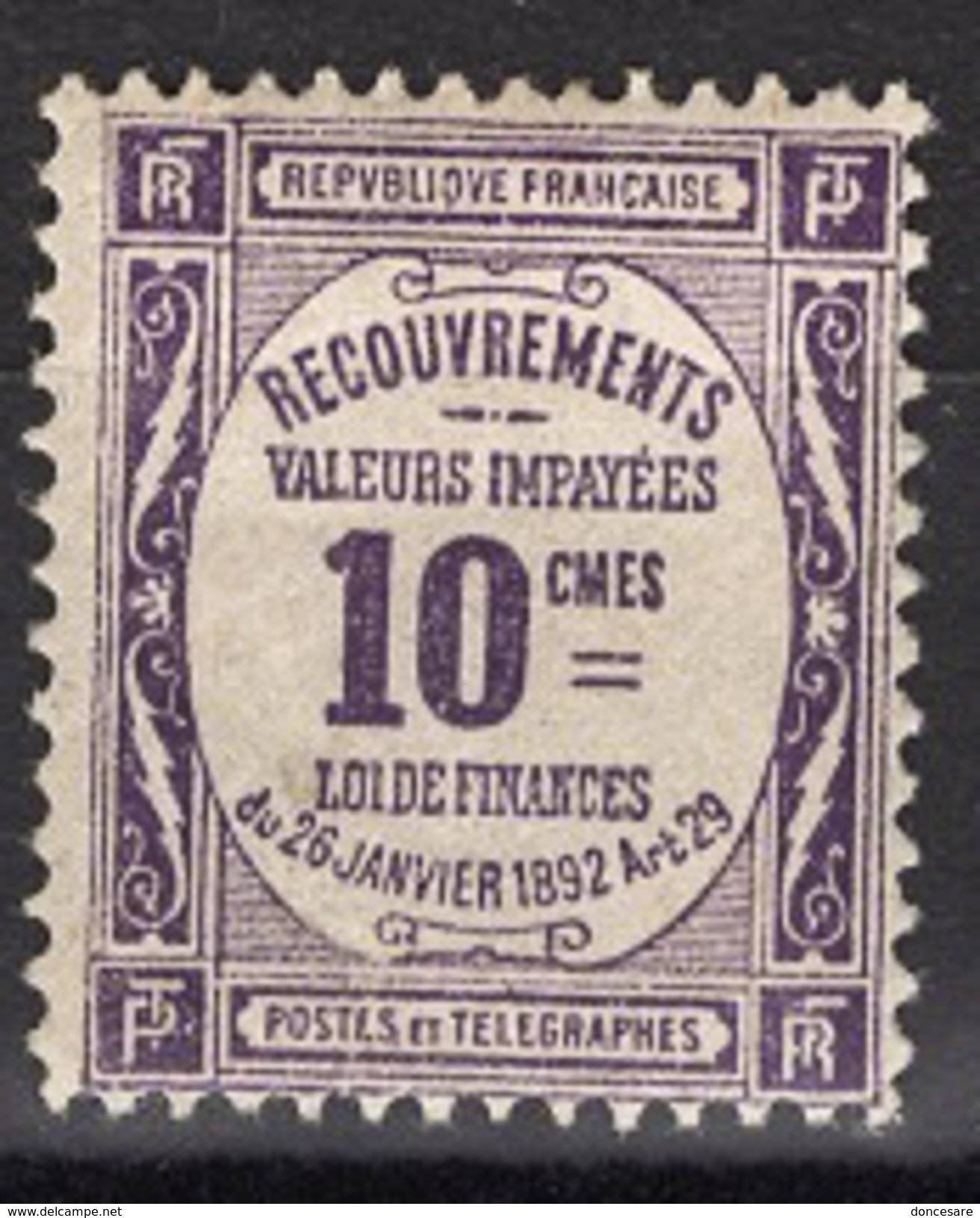 FRANCE  1908 / 1929 -  Y.T. N° 44  - SANS GOMME.... FD124 - 1859-1959 Usati