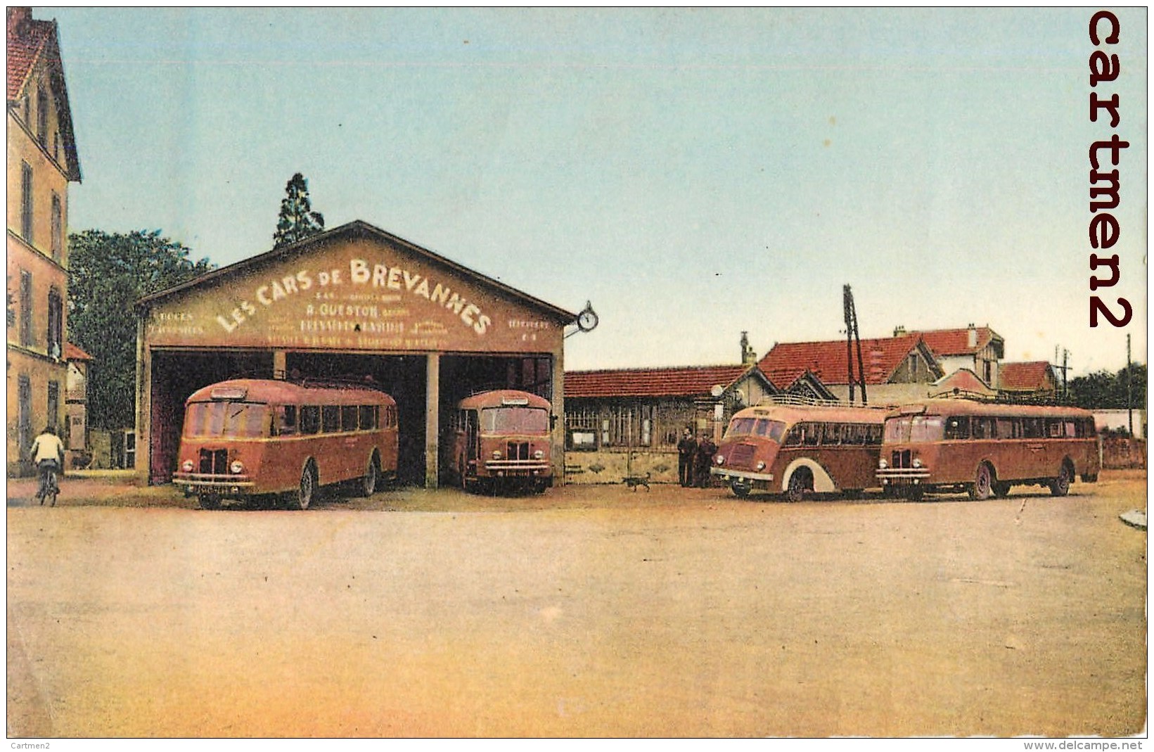 BREVANNES GARE ROUTIERE CARS AUTOBUS BUS CAMION 94 - Andere & Zonder Classificatie