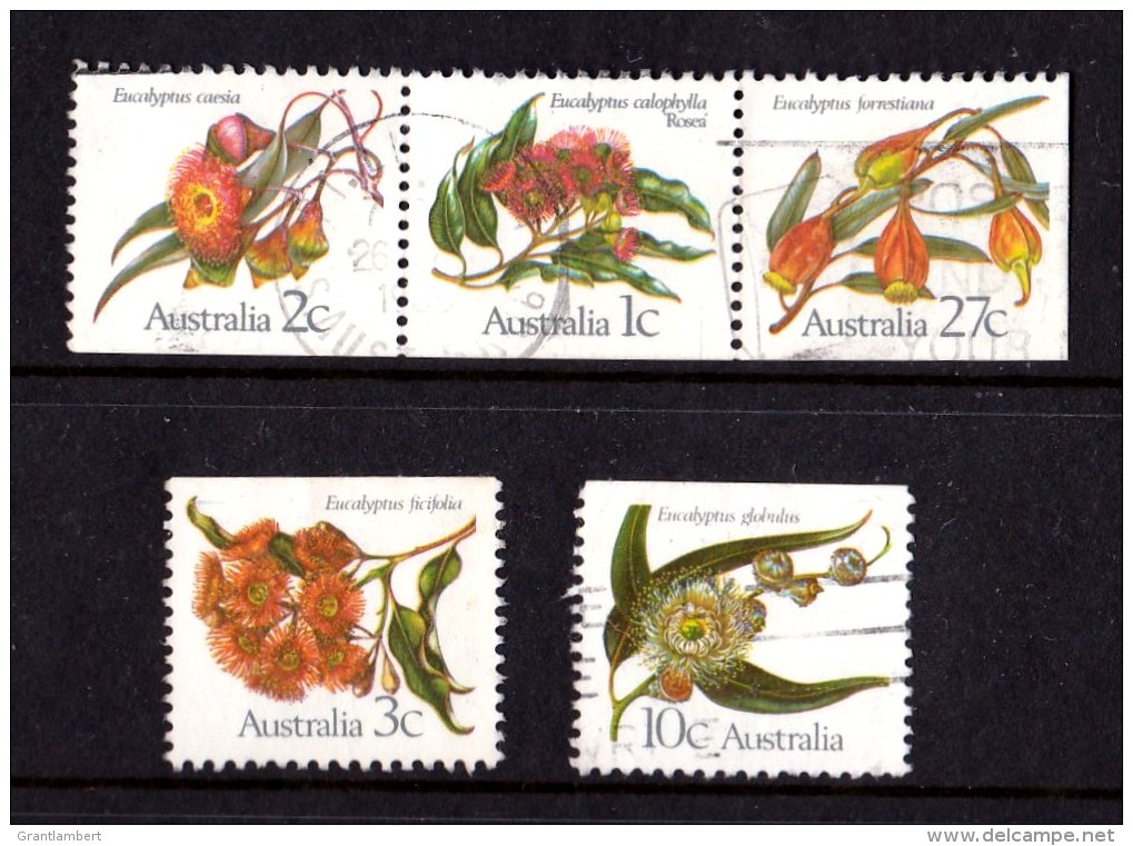 Australia 1982 Eucalypts Set Of 5 Used - - - Used Stamps