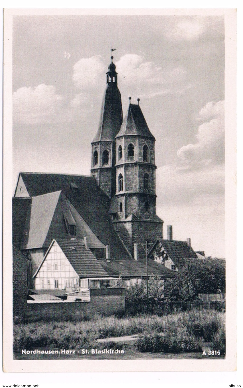 D-6875     NORDHAUSEN : St. Blasikirche - Nordhausen