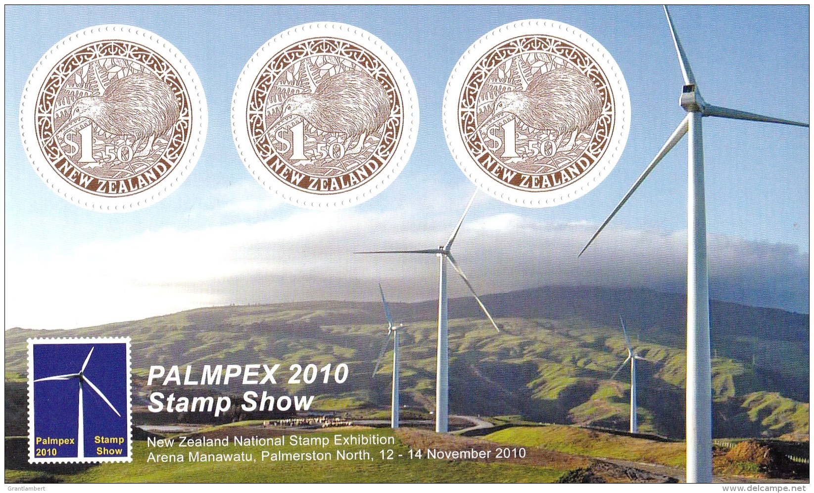 New Zealand 2010 Palmpex National Stamp Exhibition Minisheet MNH - Unused Stamps