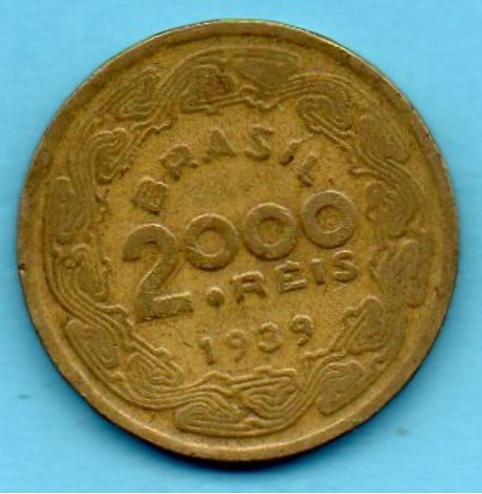 R300/  BRESIL  2000 Reis 1939 - Brazilië