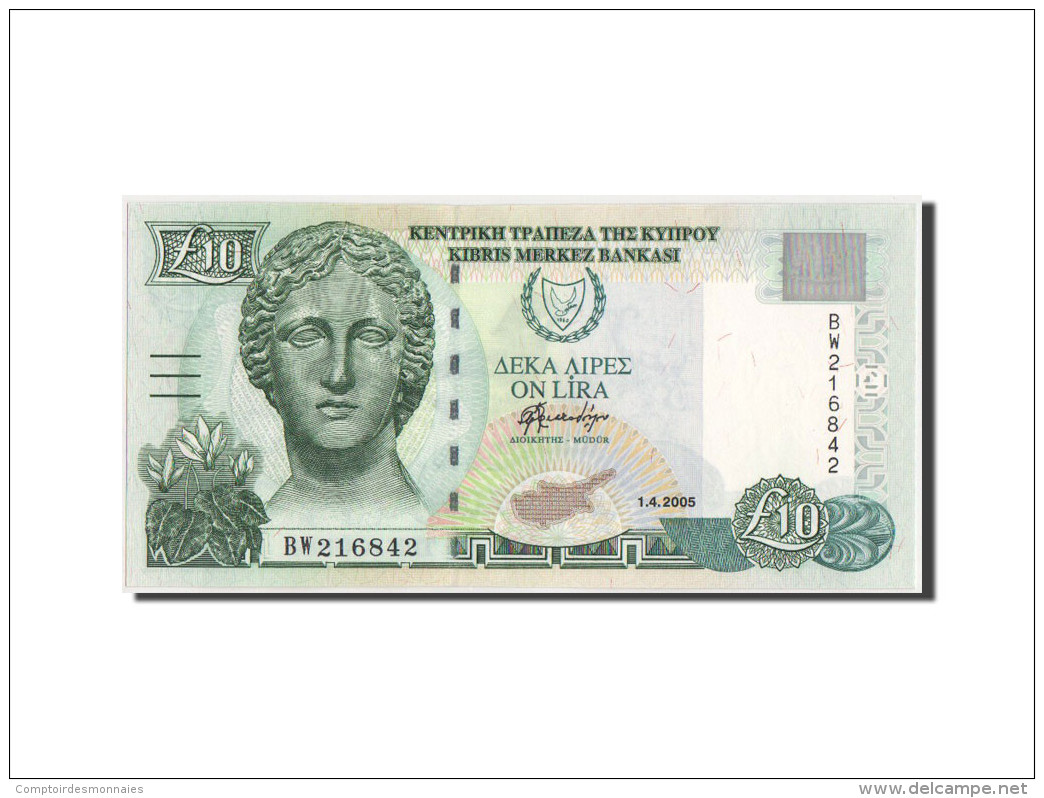 Chypre, 10 Pounds, 2005, KM:62e, 1.4.2005, NEUF - Cyprus