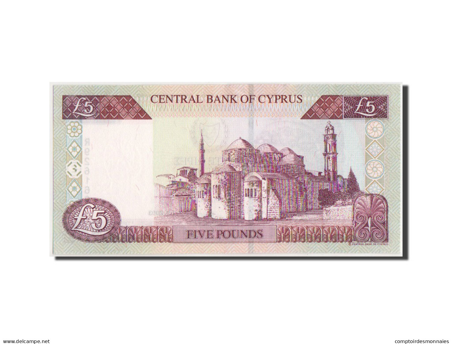 Billet, Chypre, 5 Pounds, 2003, 1.9.2003, KM:61b, NEUF - Chypre