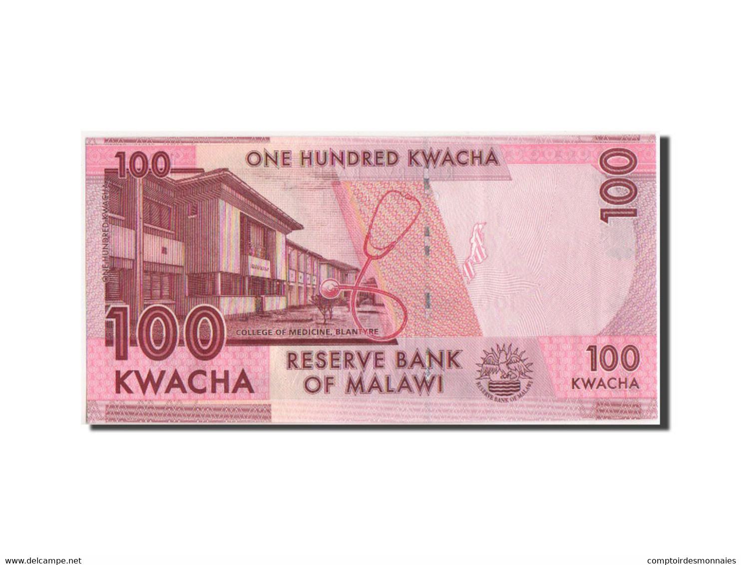 Billet, Malawi, 100 Kwacha, 2014, KM:New, NEUF - Malawi