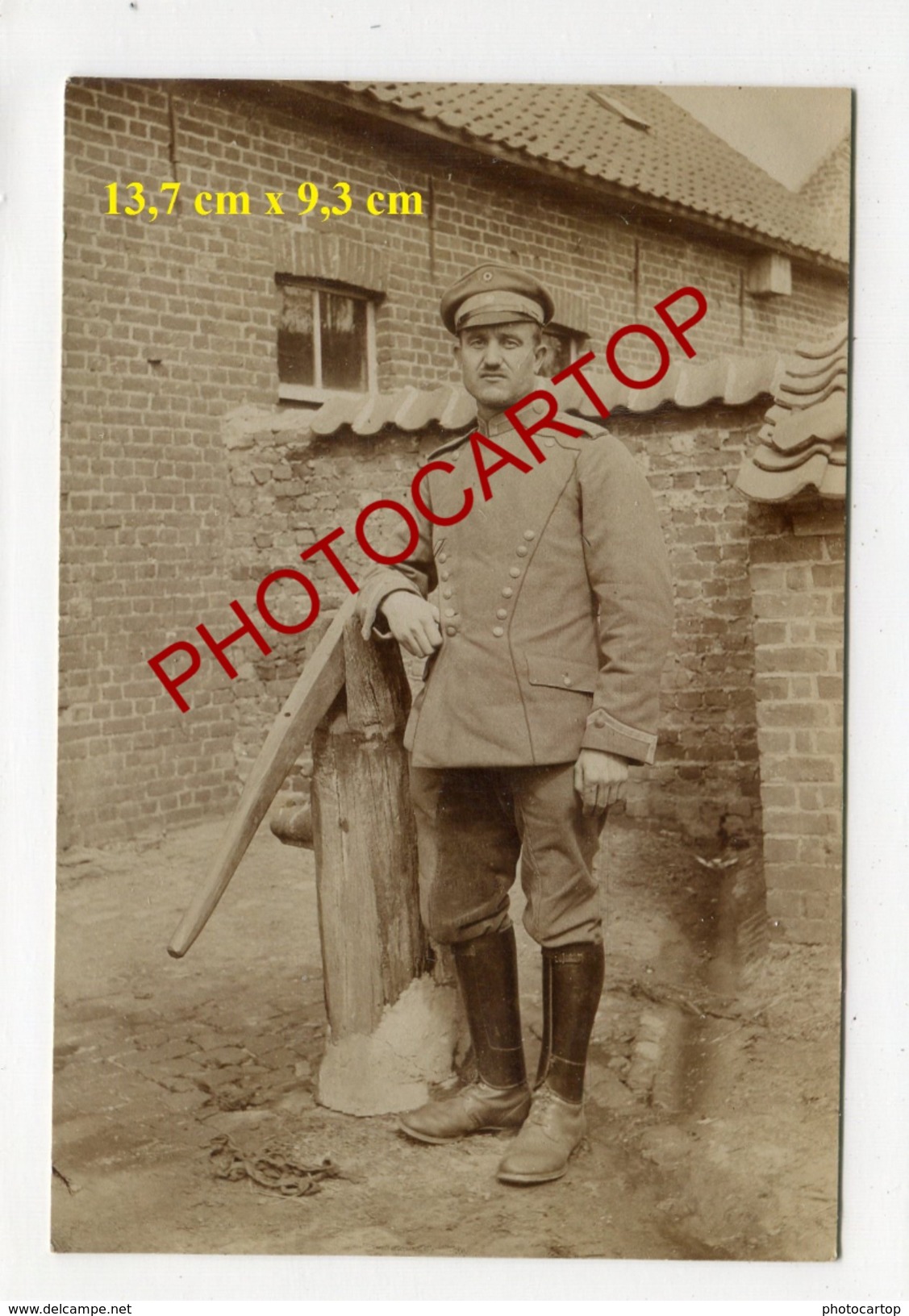 OOSTNIEUWKERKE-Boulangers Allemands-Metier-2x PHOTOS Allemandes-Guerre-14-18-1 WK-BELGIEN-BELGIQUE-Flandern - Staden