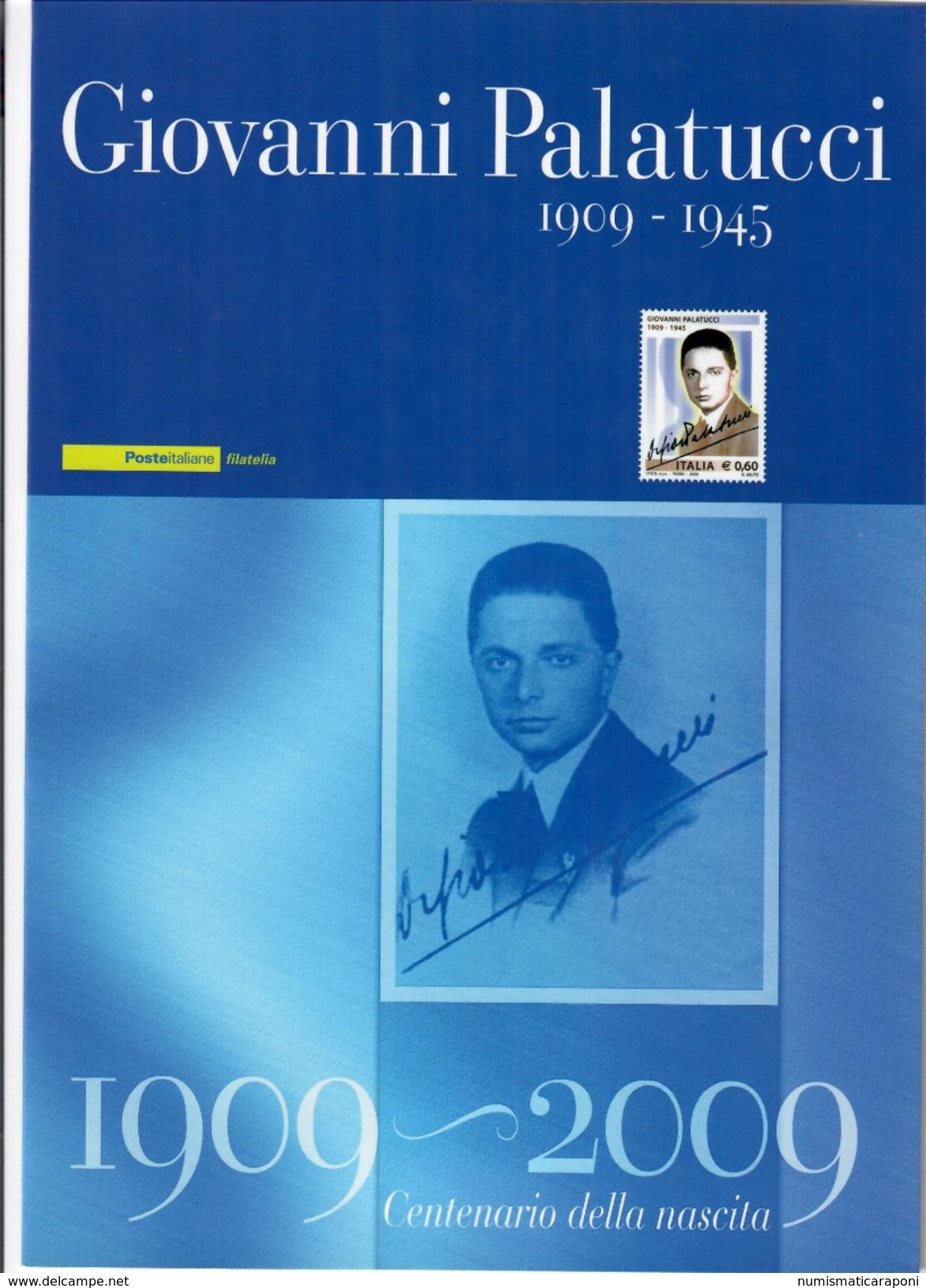 Italia 2009 Giovanni Palatucci Folder Ufficiale - Folder