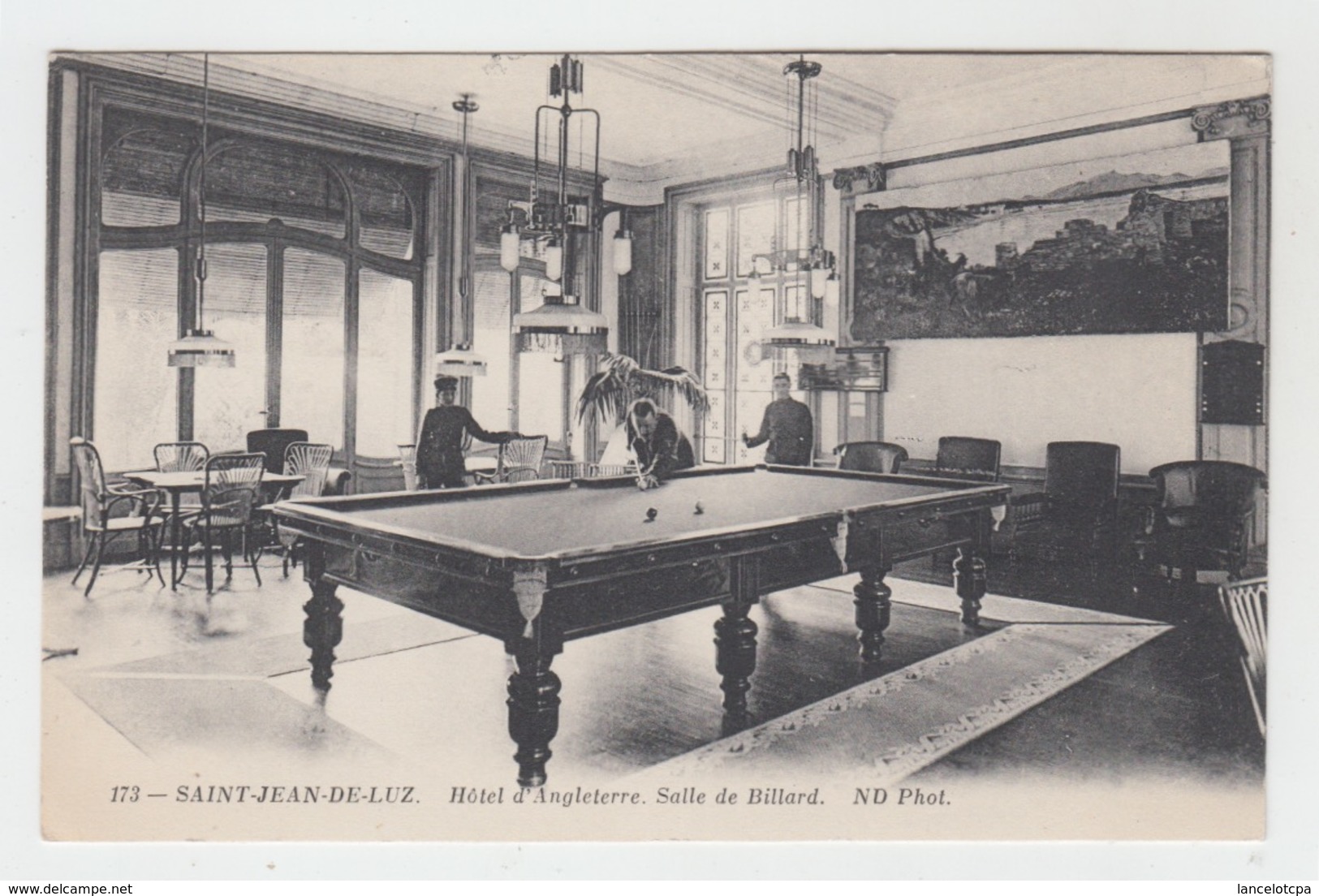 64 - SAINT JEAN DE LUZ / HOTEL D'ANGLETERRE - SALLE DE BILLARD - Saint Jean De Luz