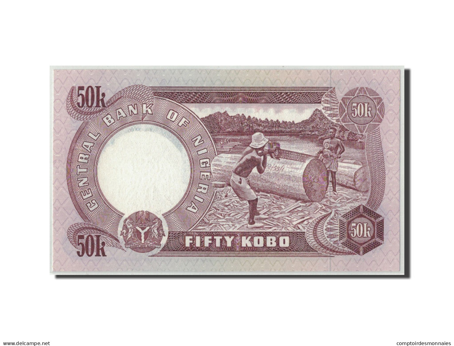 Billet, Nigéria, 50 Kobo, Undated (1973-78), KM:14e, NEUF - Nigeria