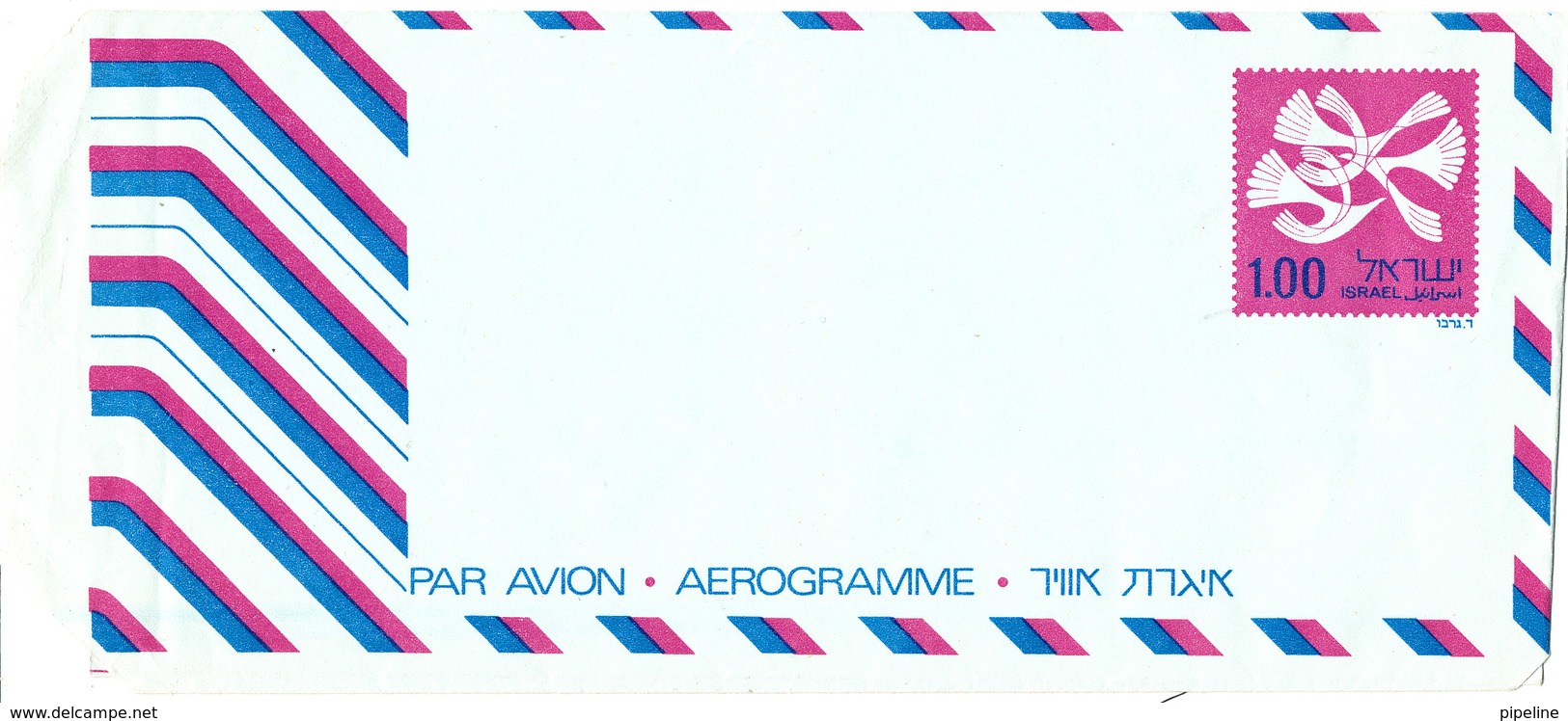 Israel Unused Aerogramme - Airmail