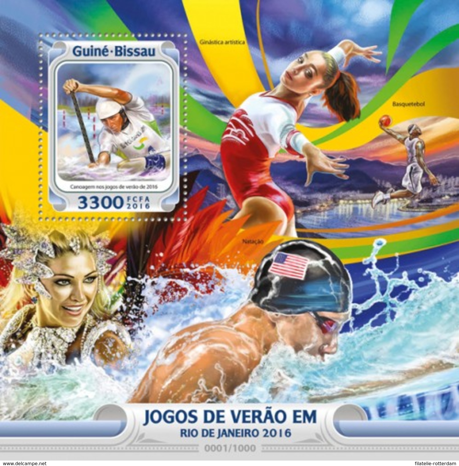 Guinee-Bissau / Guinea Bissau - Postfris / MNH - Sheet Olympische Spelen Rio 2016 NEW! - Guinea-Bissau