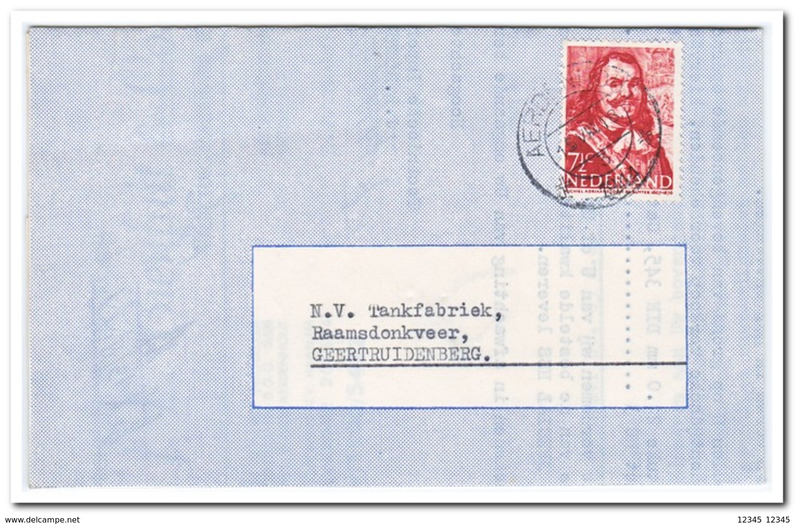 Brief Van Aerdenhout Naar Geertruidenberg 1944 ( Techn. In En Exp. Mij. J.L. Bienfait ) - Lettres & Documents