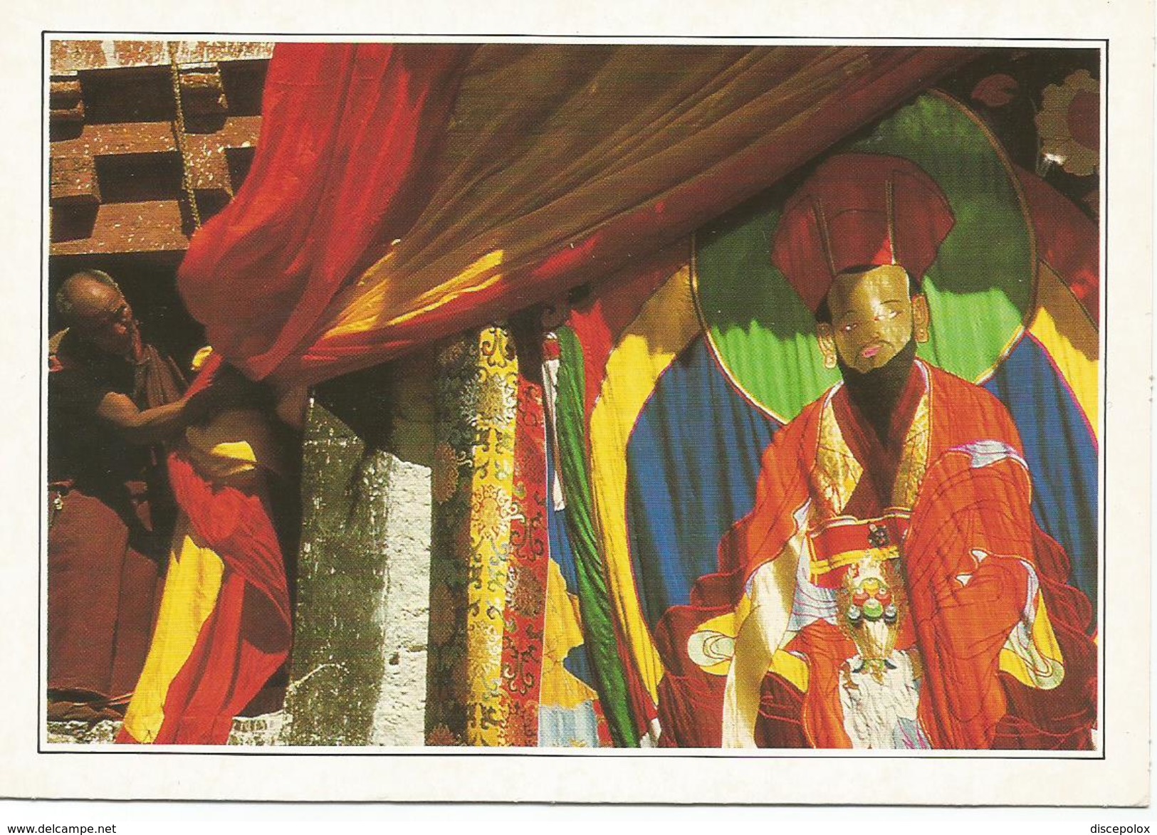 T1745 India - Ladakh - Festa Annuale Al Monastero Hemis - Cartolina Con Legenda Descrittiva / Non Viaggiata - Asia