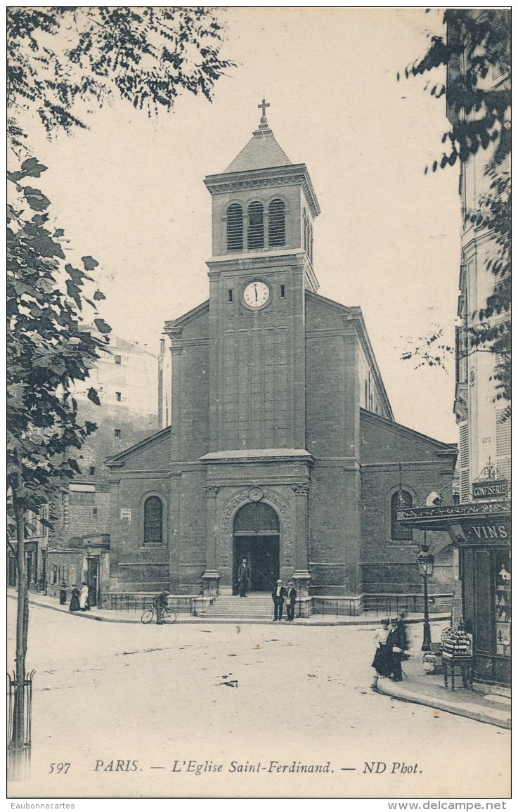 Paris - 17 - Eglise Saint Ferdinand - Arrondissement: 17