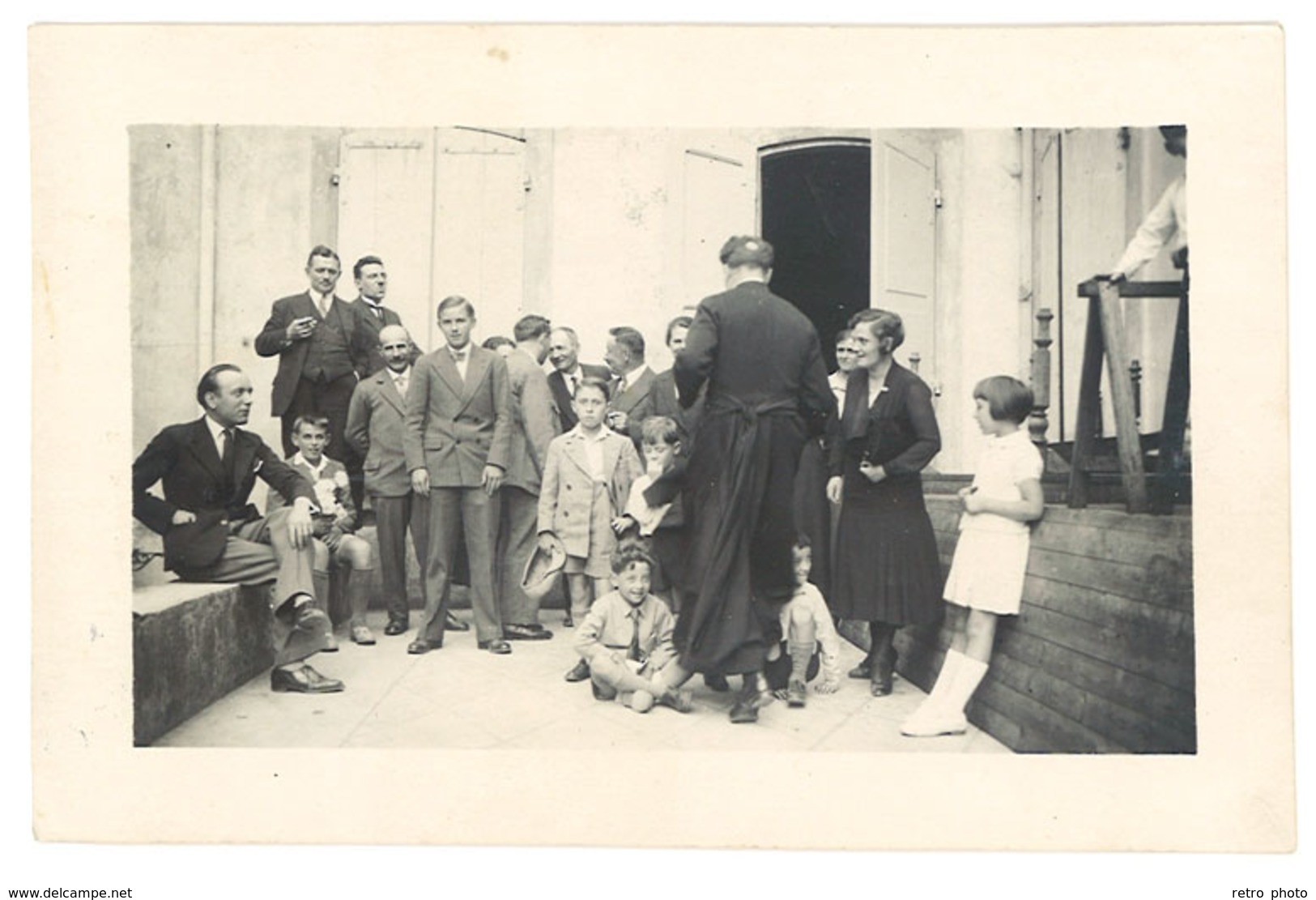 Photo Crest 1932, Groupe De Personnes Endimanchées - Luoghi