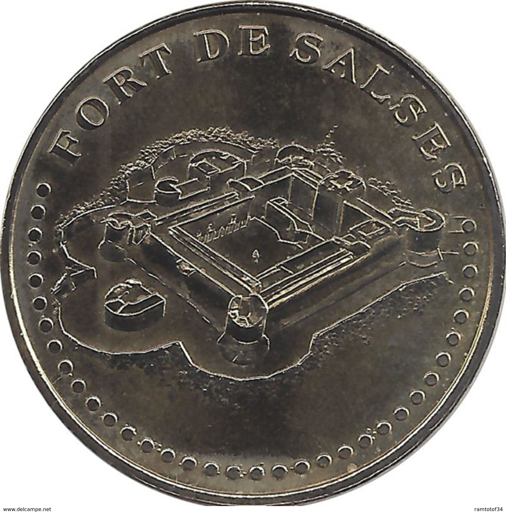 2008 MDP298 - LE FORT DE SALSES 2 - Face Simple / MONNAIE DE PARIS - 2008