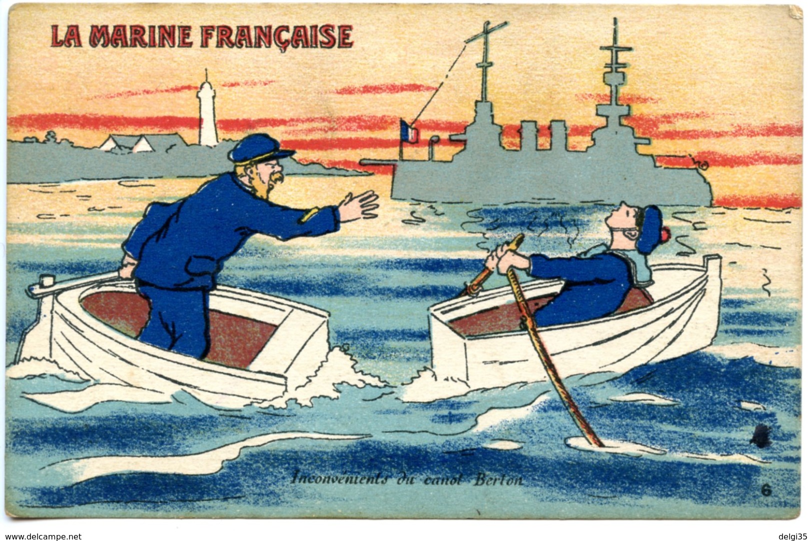 La Marine Française - Inconvénients Du Canot Berton... - Humor