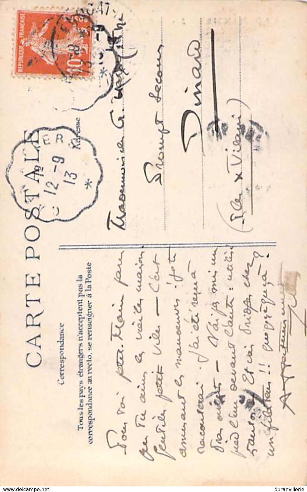 14 - Conde-sur-Noireau Maison Du XVe Siecle Grande Rue 1913 - Other & Unclassified