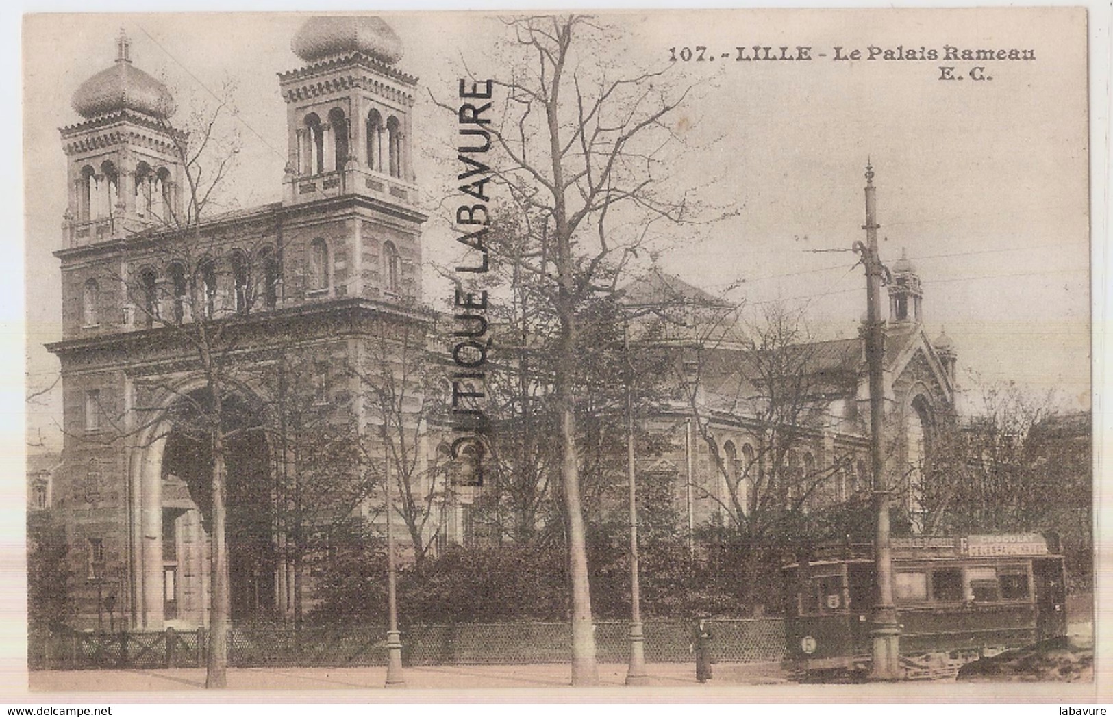 59 - LILLE---Le Palais Rameau--Tramway - Lille