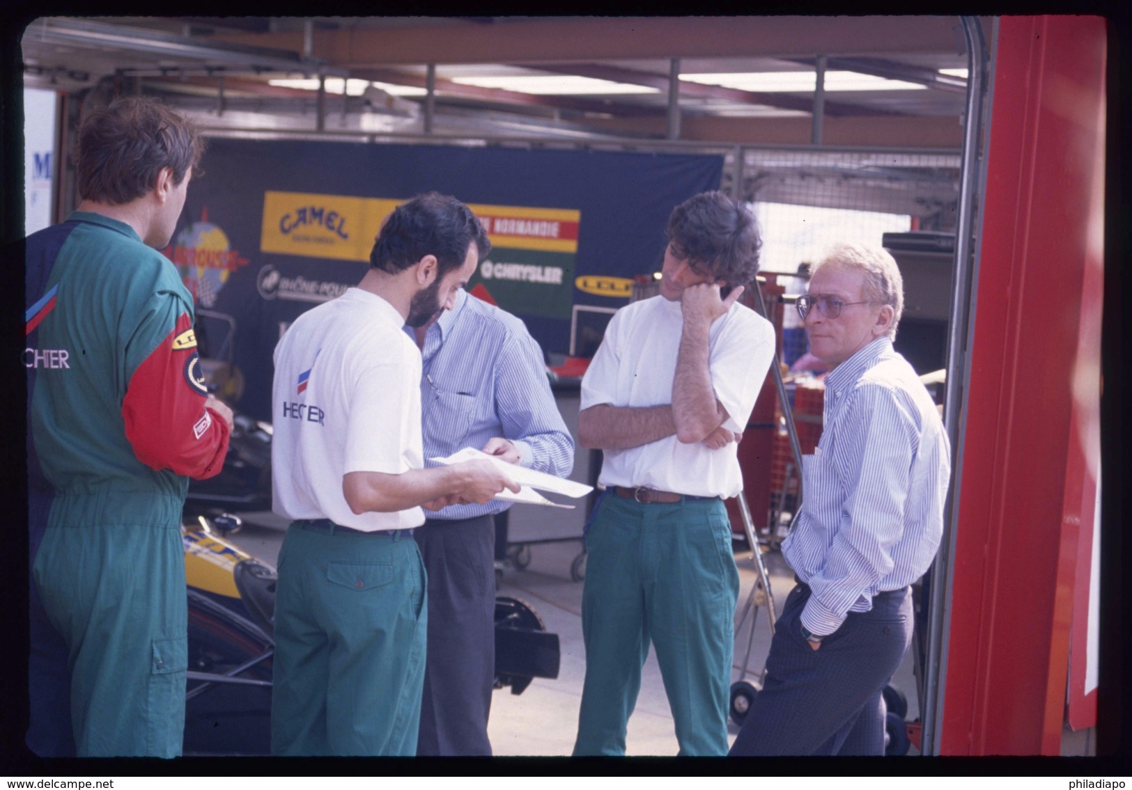 GP F1 Spa Francorchamps 1989 -  Lola Larousse - G Ducarouge - Diapositive Dia Diapo 35mm Original (108) - Diapositives