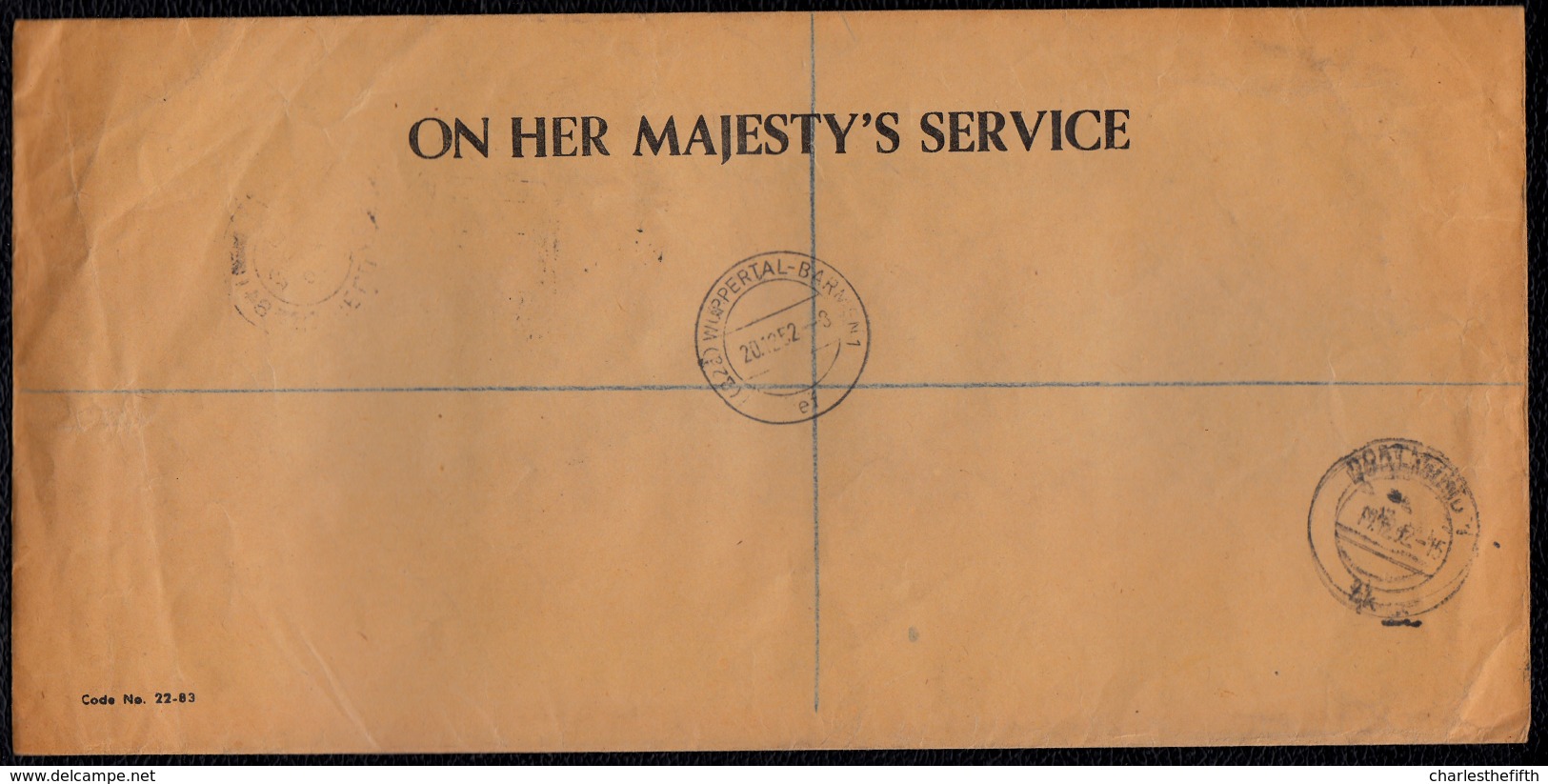 3 X REGISTERED COVER WUPPERTAL - BRITISH ARMY - FIELD POST -  ENGLISH OCCUPATION GERMANY - 6 SCANS - Autres & Non Classés