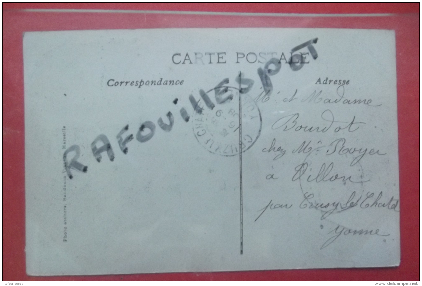 Cp Marseille Exposition Internationale D'electricité Mas Provencal La Cour N 15 Tampon Et Timbre Exposition Coloniale - Exposición Internacional De Electricidad 1908 Y Otras