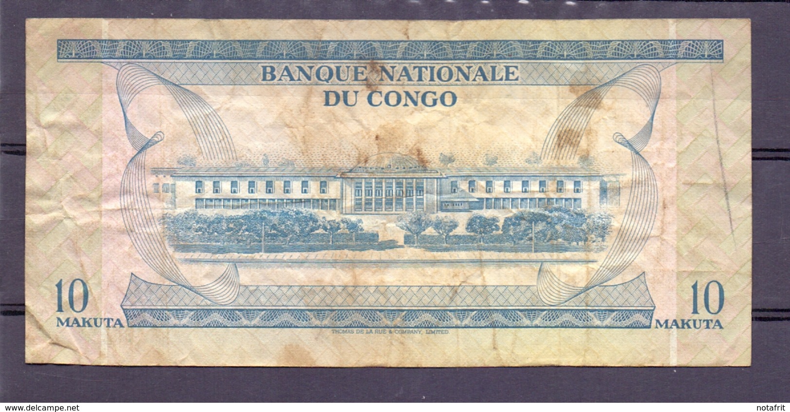 Congo  Ex Belgian Kongo  10 Makuta 1970 Mobutu - Autres - Afrique